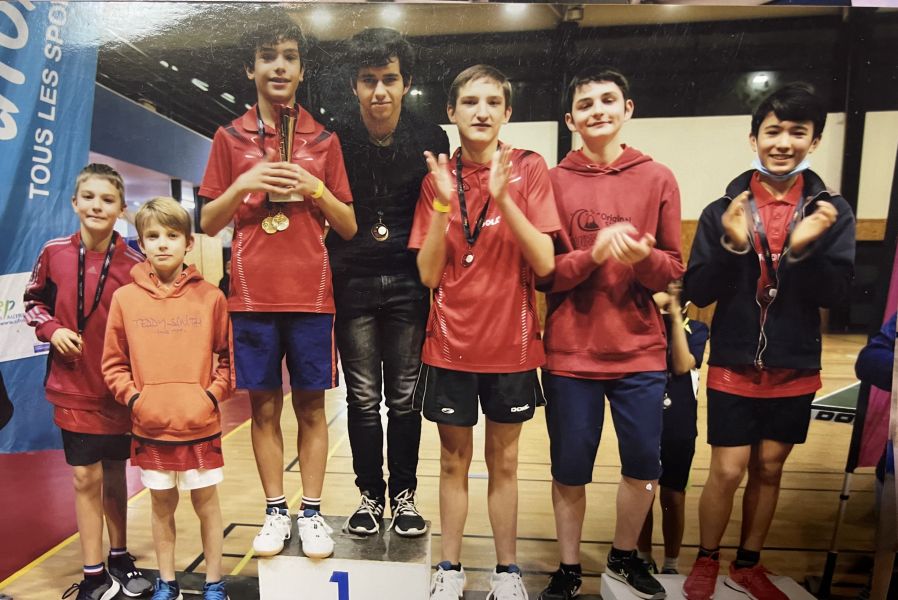 Podium Union sportive Melunaise